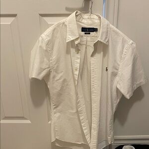 Ralph Lauren Men's White Short Sleeve Shirt
